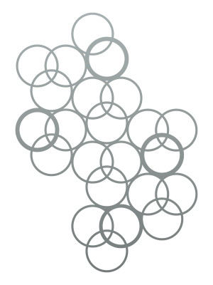Rankhilfe Metall Kulos L 67×95 cm - silber