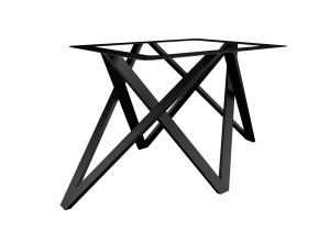 Tisch Untergestell Vertex Loft industriell - silber