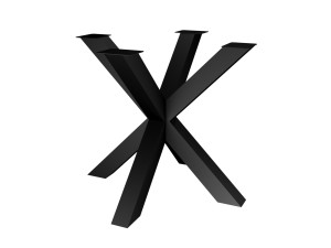 Kreuz Tischgestell Schmal Spinne S - silber