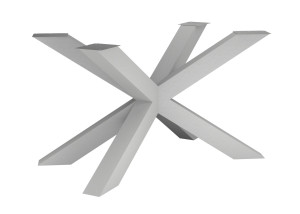 Tischbein aus Metall Spinne Heavy M - silber
