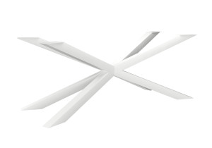 Tischbein aus Metall Spinne XL - weiß matt