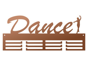 Medaillenhalter Dance 40 cm - kupfer