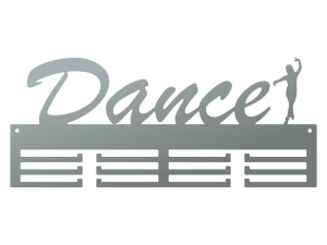 Medaillenhalter Dance 40 cm - silber