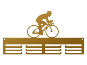 Medaillenhalter Radfahren 40 cm - gold
