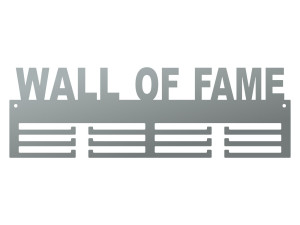 Medaillenhalter Wall of fame 40 cm - silber