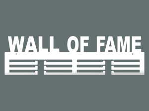 Medaillenhalter Wall of fame 60 cm - weiß matt