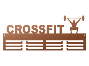 Medaillenhalter Crossfit I 40 cm - kupfer