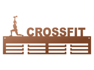 Medaillenhalter Crossfit IV 40 cm - kupfer
