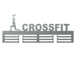 Medaillenhalter Crossfit IV 60 cm - silber