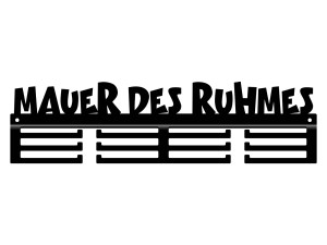 Medaillenhalter Mauer des Ruhmes 40 cm - schwarz matt