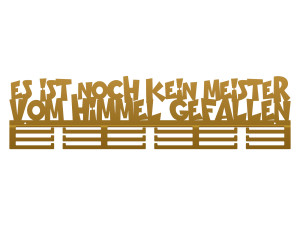 Medaillenhalter Es ist noch kein 80 cm - gold