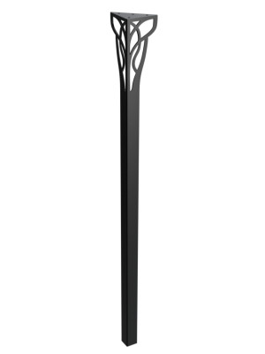 Konsolentischbein Louis 90 cm - schwarz matt