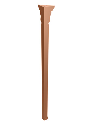 Konsolentischbein Palace 90 cm - kupfer
