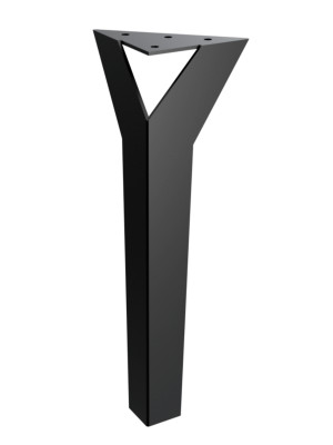 Möbelbein Moderna 30 cm - schwarz matt