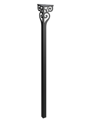 Konsolentischbein Sara 90 cm - schwarz matt