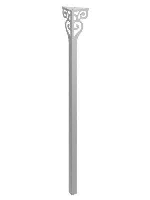 Konsolentischbein Sara 90 cm - silber