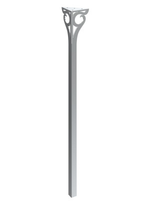 Konsolentischbein Gian Chrom 90 cm