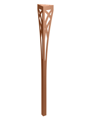 Konsolentischbein Tracery 90 cm - kupfer