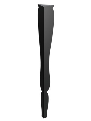 Konsolentischbein Henry 90 cm - schwarz matt