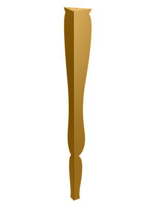 Konsolentischbein Henry 90 cm - gold