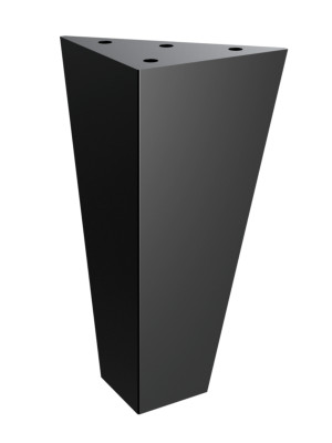 Möbelfuß Simpla 15 cm - schwarz matt
