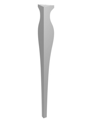 Konsolentischbein Ernest 90 cm - silber