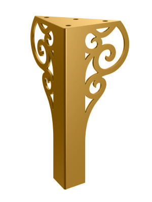 Schrankfuß Royal 20 cm - gold