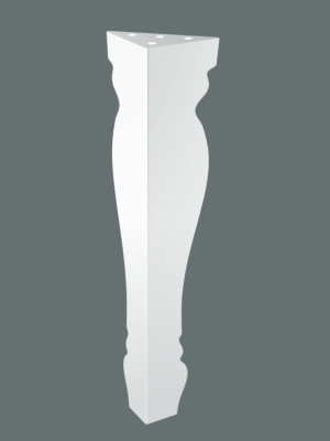 Möbelbein Mary 30 cm - weiß matt
