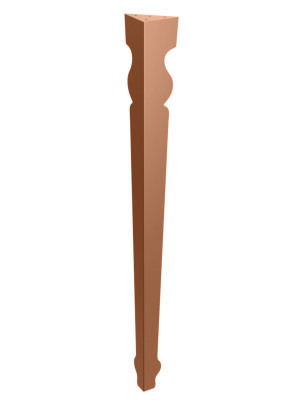 Konsolentischbein Charlotte 90 cm - kupfer