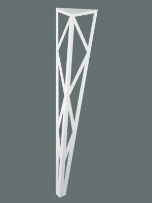Tischbein Focus 72 cm - weiß matt
