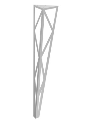 Tischbein Focus 72 cm - silber