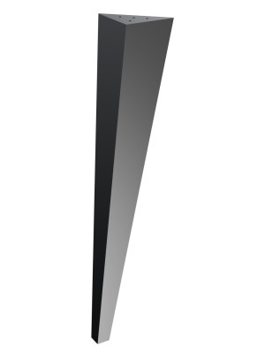 Tischbein Apollo 72 cm - schwarz matt