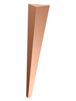 Tischbein Apollo 72 cm - kupfer