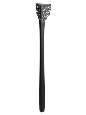 Konsolentischbein Flores 90 cm - schwarz matt
