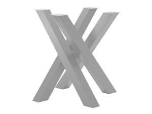 Tischbein aus Metall Mediolan S - silber