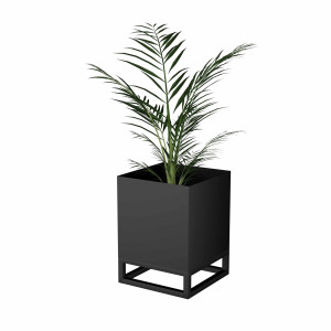 Blumenständer mit Tiefem Blumentopf 30x30x40 - gold