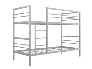 Etagenbett aus metall Max - silber
