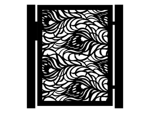Gartentür Gaida 90×120 cm - anthrazit