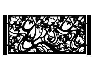 Zaunfeld  Camilla 200×100 cm - anthrazit