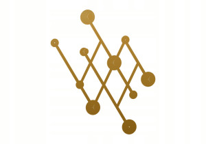 Kleiderhaken Loft 60 cm - gold