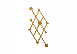 Kleiderhaken Loft 80 cm - gold