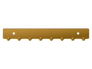 Schlüsselhalter Basic 20 cm - gold