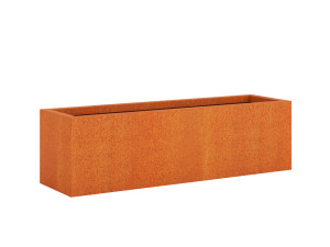 Pflanzkübel Cortenstahl 30x105x30 cm