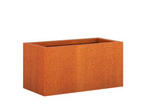 Pflanzkübel Cortenstahl 30x60x30 cm