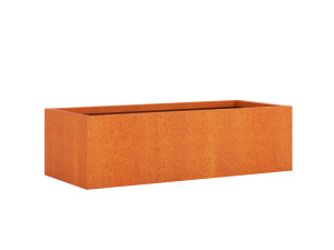 Pflanzkübel Cortenstahl 45x105x30 cm