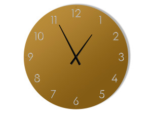 Wanduhr Groß  Classic 100 cm - gold