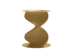 Tischgestell Helix - gold