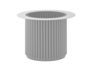 Couchtischgestell Toro L - silber