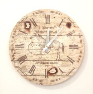 Zegar ścienny Koń 30 cm