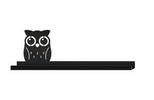 Półka metalowa dla dziecka rózne wzory - miedziany